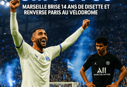 OM 1-0 PSG : victoire historique au Vélodrome après 14 ans